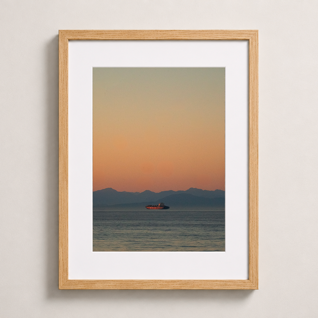 Cargo au crépuscule | Vancouver