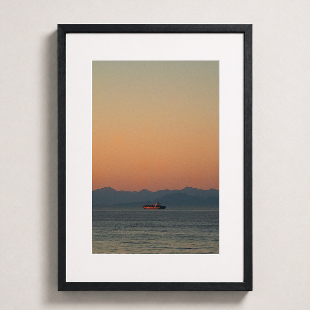 Cargo au crépuscule | Vancouver