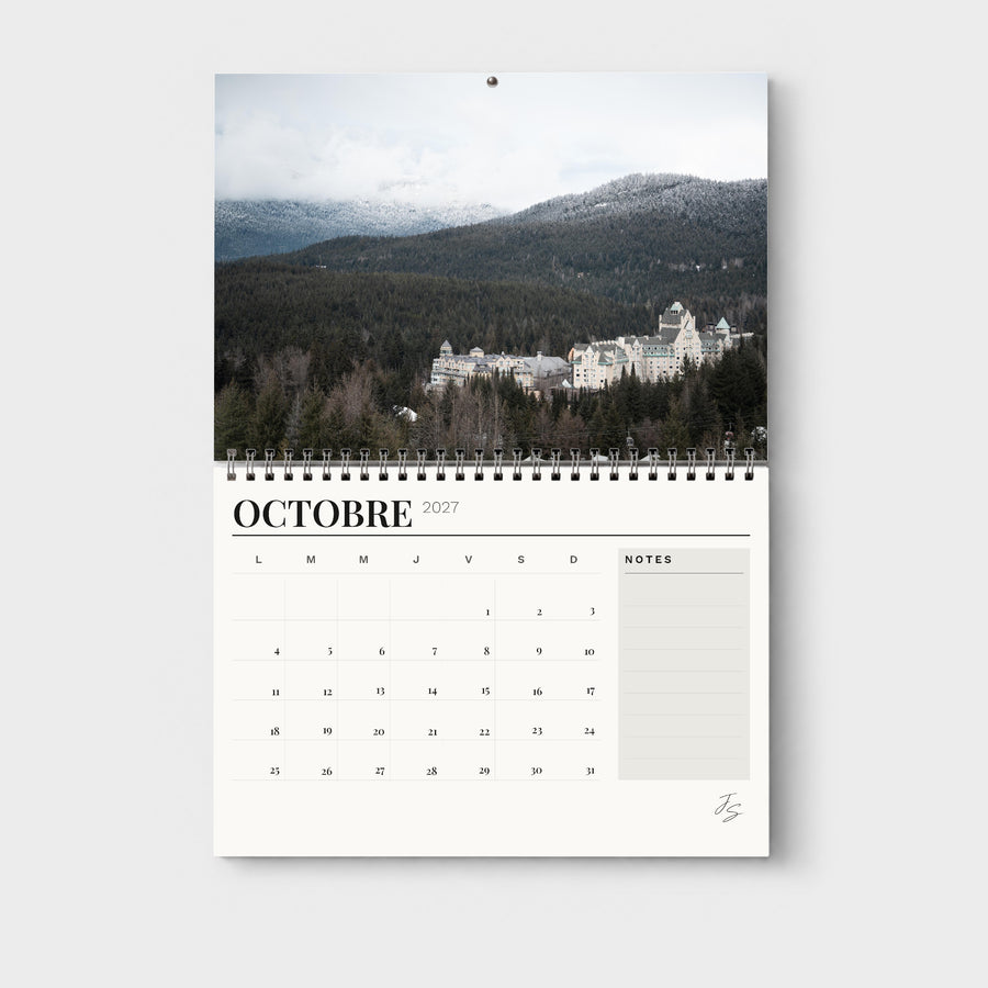 Au rythme des sommets | Calendrier photo 2027