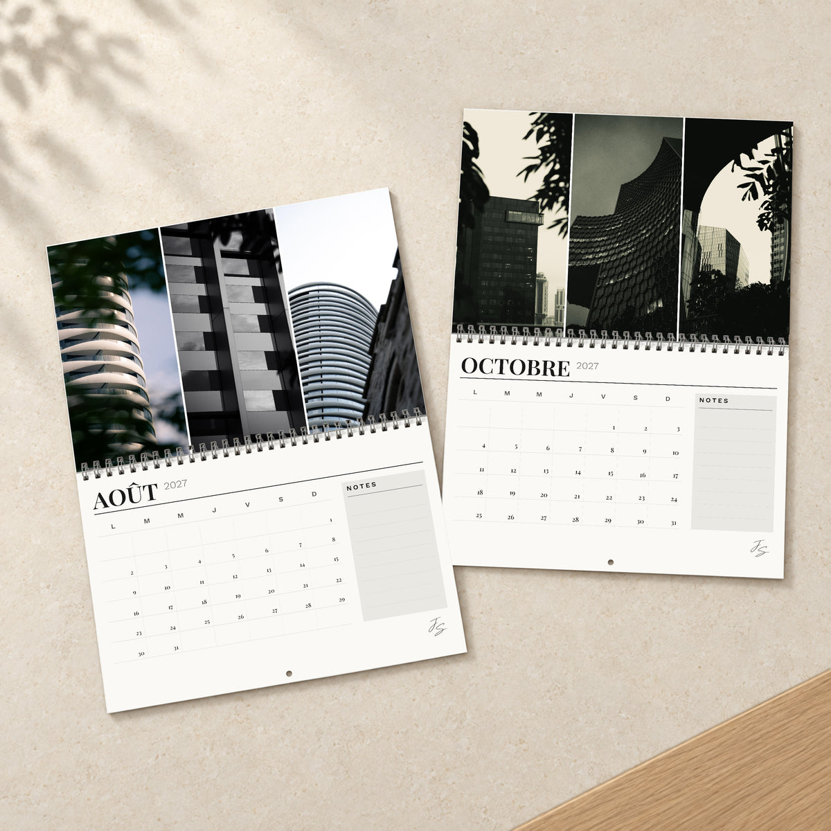 D’une ville à l’autre | Calendrier photo 2027
